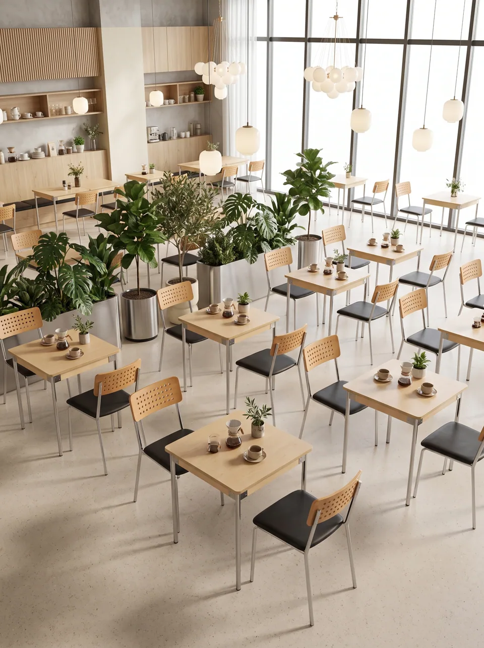Seats per square foot