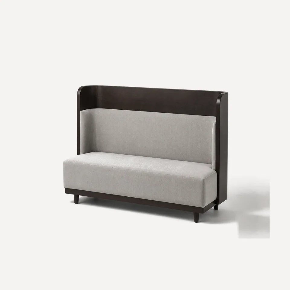 Shell-Wrap High-Back Booth