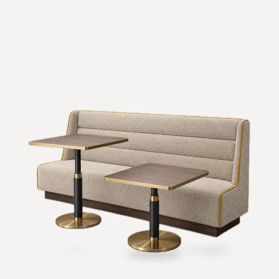Shift Dual-Height Booth