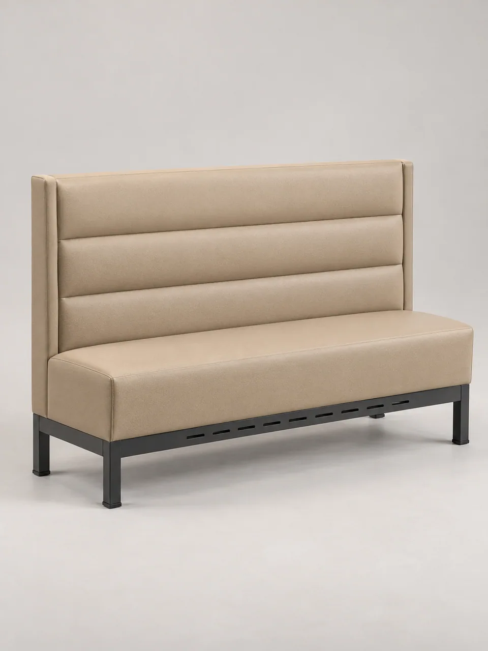 Three-Rib Steel-Leg Booth